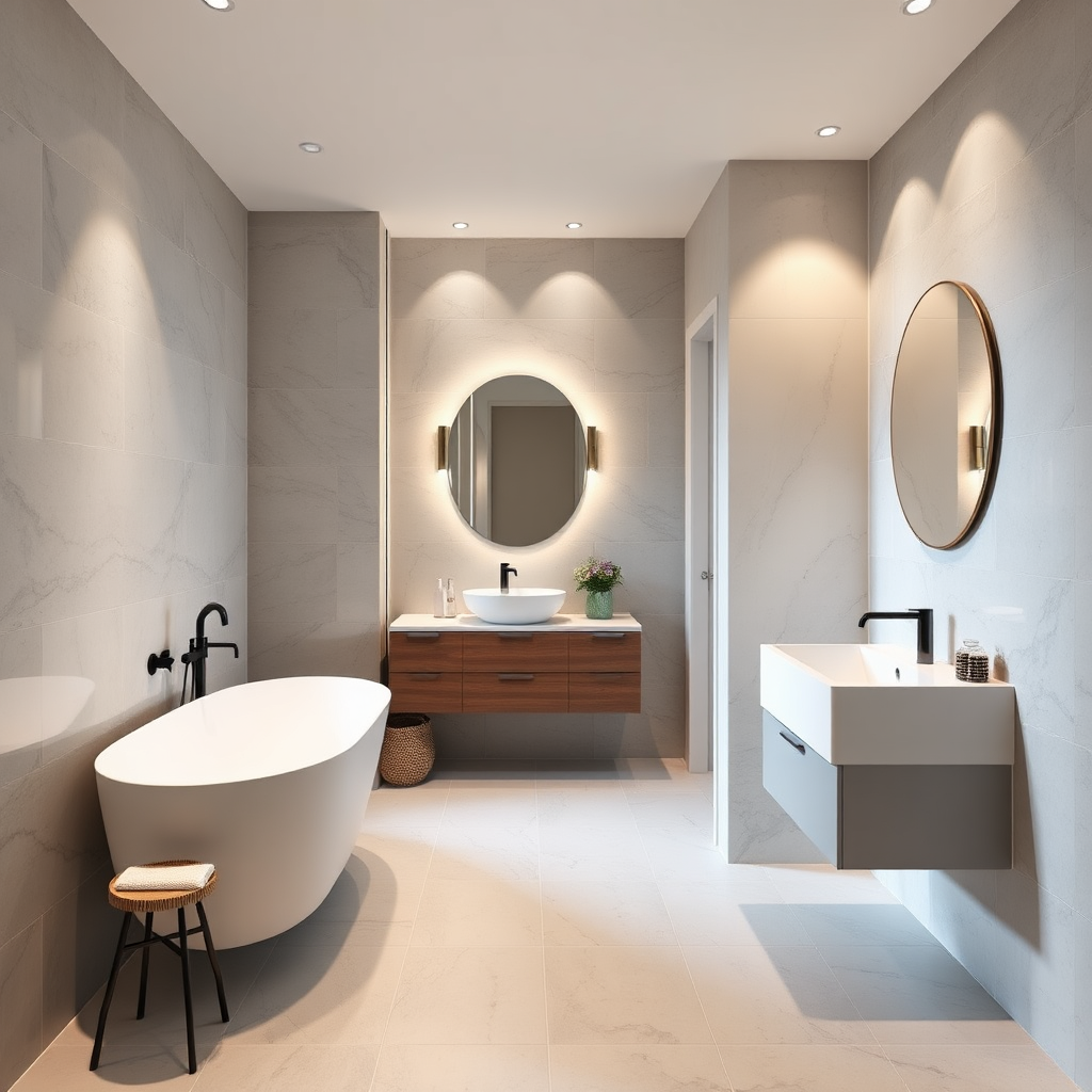 Smart bathroom redesign